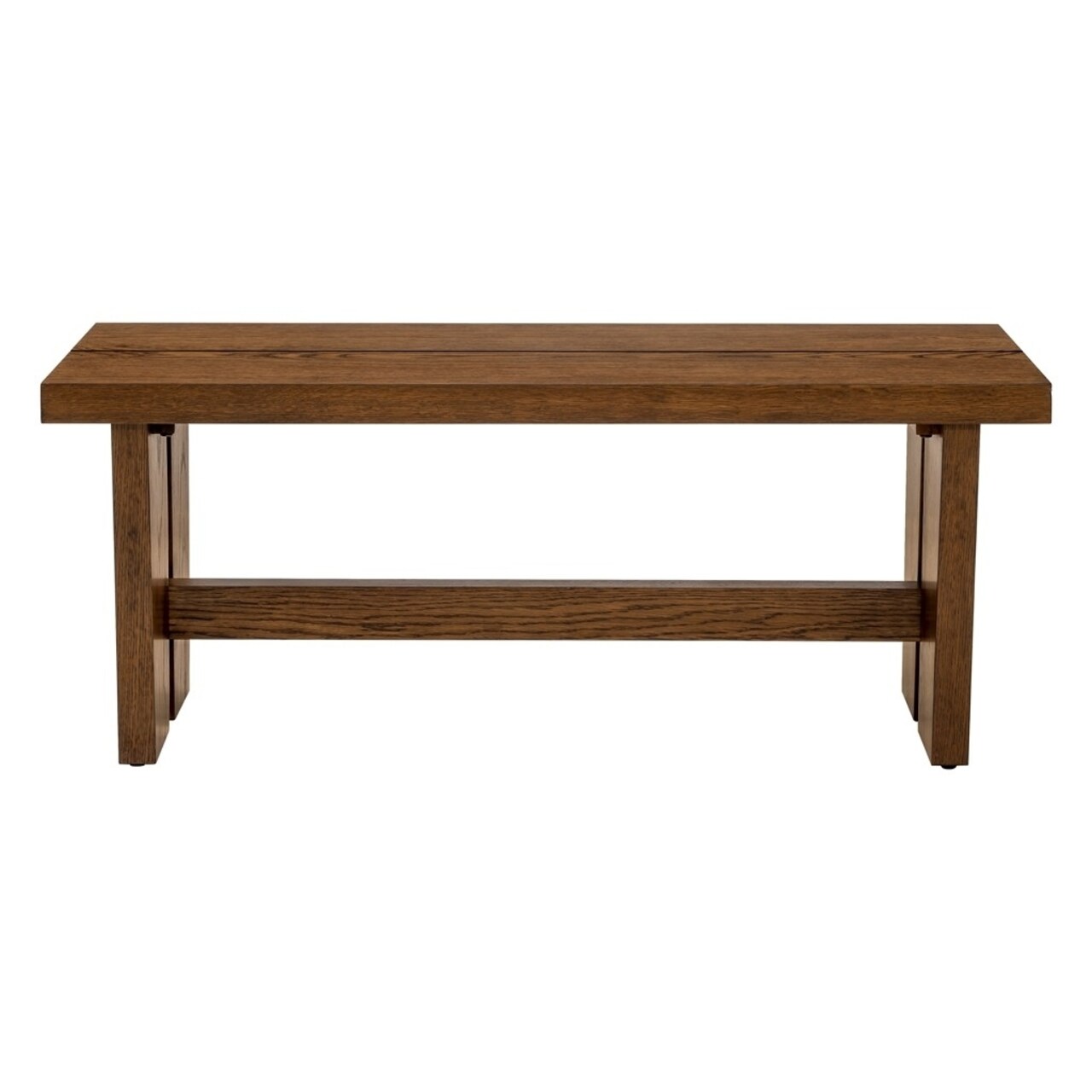 Gracie Mills Mozelle Modern Rustic Solid Wood Dining Bench - Grace-15410